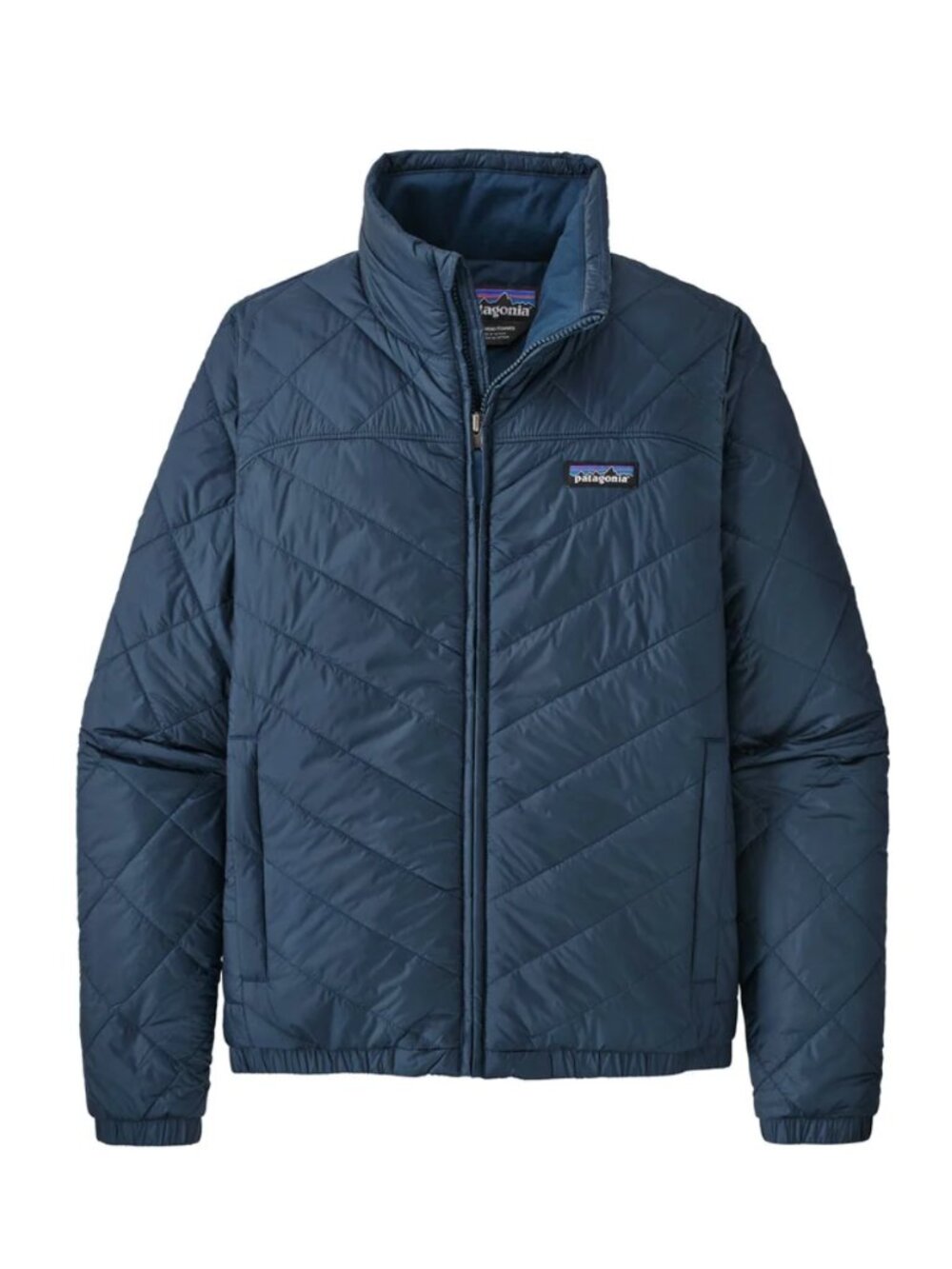 Patagonia Men's Slate Blue Quilted Puffer Jacket